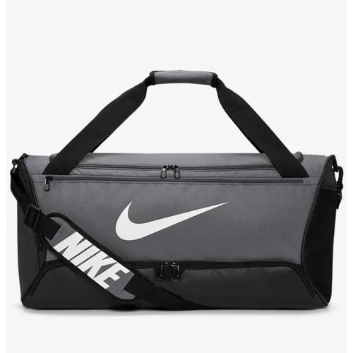 Nike Brasilia Medium Duffel Bag Grey 