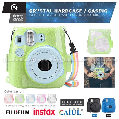 Gambar Fujifilm Hardcase GLITTER COLOR Case Instax Mini 8 / 9 Casing - GREEN dari G-Rex Jakarta Barat Tokopedia