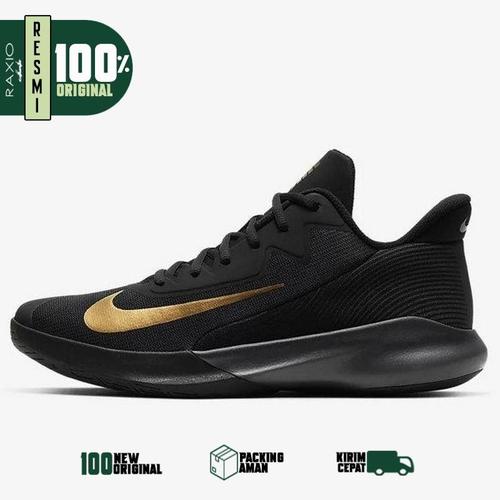 Jual Sepatu Basket Nike Precision IV 4 All Full Black Gold Original Murah -  Jakarta Selatan - RAXIO SHOES | Tokopedia