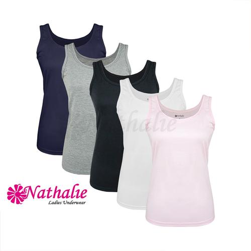 Gambar Nathalie Kaos Tanktop Wanita Basic 1 PCS Pakaian Dalam NTA 750 - Pink, M dari Sempak Keluarga Kota Surabaya Tokopedia