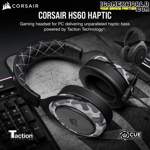 Jual Corsair HS60 Haptic Stereo Gaming 