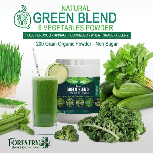 Jual Superfood Raw Green vegetable Powder 200Gr Suplemen Sayuran Aojiru