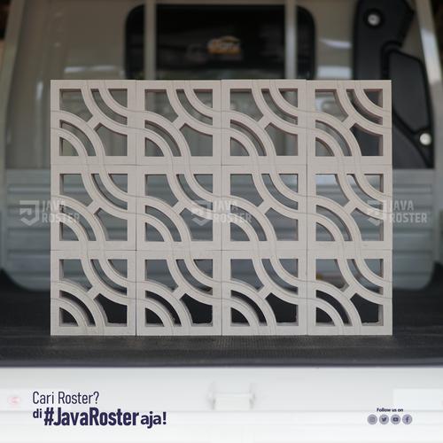 Jual roster beton minimalis tipe holow - putih - - JAVA ROSTER | Tokopedia