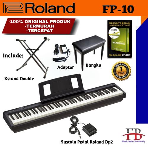 Jual Roland FP10 Digital Piano / FP10 / FP 10 Garansi Spek diatas
