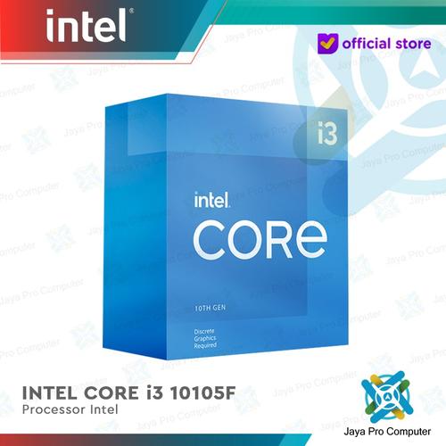 Gambar Processor Intel Core I3 10105F Box Comet Lake Socket LGA 1200 dari Jaya Pro Computer undefined Tokopedia