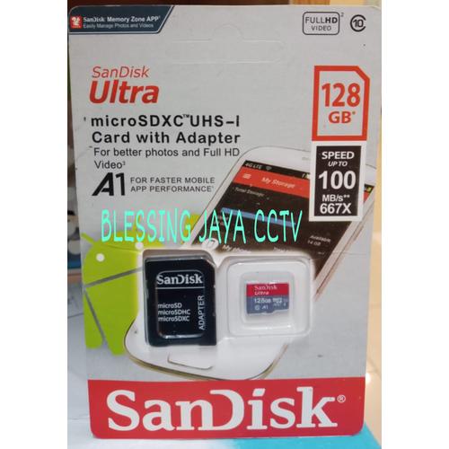 Jual Micro SD Sandisk Ultra 128GB Micro SD Card 128GB MEMORY CARD