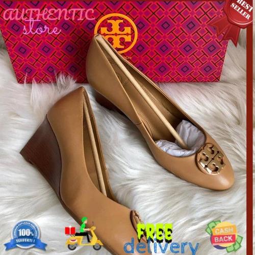 Jual TERMURAH SEPATU TORY BURCH ORIGINAL - TB CLAIRE 65MM WEDGES BLOND TO -  Jakarta Pusat - tokosenggramai | Tokopedia