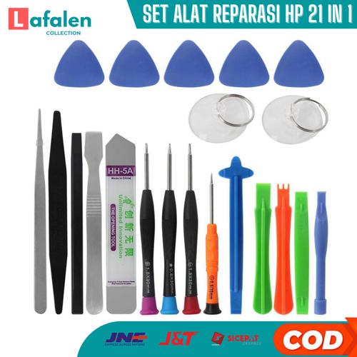 Jual Tool Set Service HP Toolkit Smartphone Android iPhone Laptop 21 in ...
