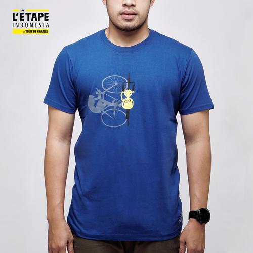 Gambar Official Tour de France T-Shirt - Blue dari Letape Indonesia Official Merchandise Jakarta Selatan Tokopedia
