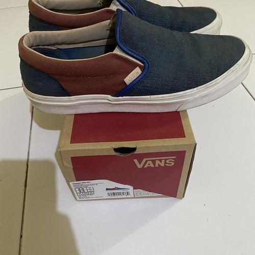 Vans slip on texture suede sailor B 
