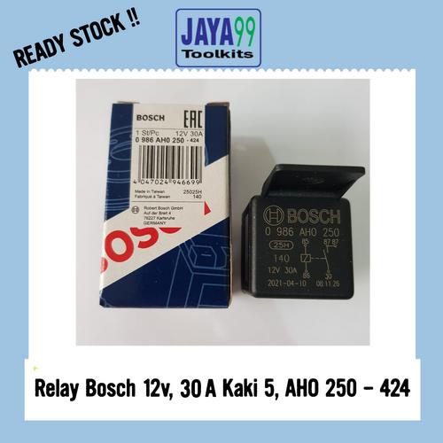 Jual RELAY BOSCH 12V 0 030 Amper Kaki 5 0 986 AHO 250 424 jual-relay-bosch-12v-0-030-amper-kaki-5-0-986-aho-250-424