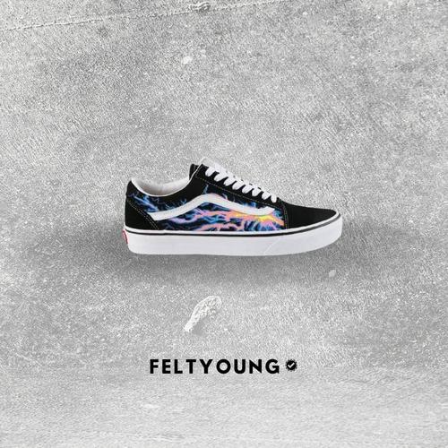 mens flame vans