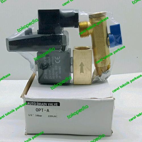 Jual VALVE AUTO DRAIN WITH TIMER 1/2 INCH 220 VAC Jakarta Barat