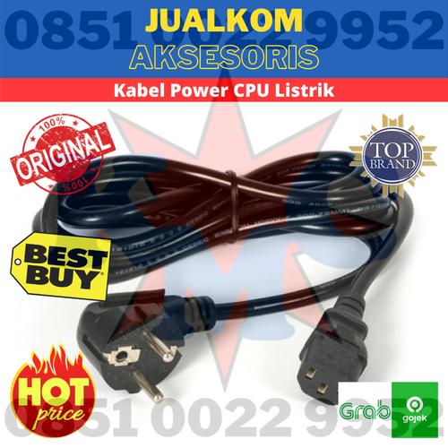 Jual KABEL POWER CPU PC KOMPUTER MONITOR KE LISTRIK AC 1.5 METER Jakarta Pusat Karya Megah