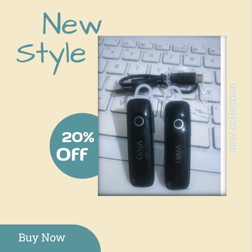 Jual Headset bluetooth Vivo super bass 