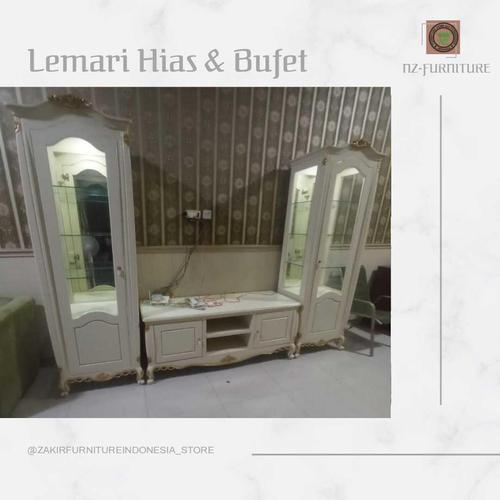 Gambar Lemari Hias dan Bufet Jepara dari jepara punya furniture Kab. Jepara Tokopedia