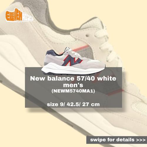 Jual New balance 57/40 grey/cream/red 