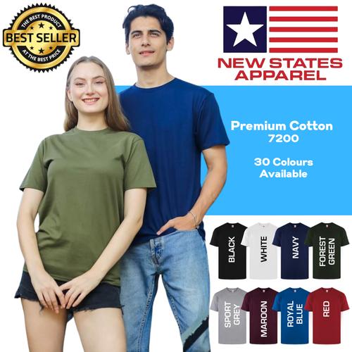 T-Shirt Premium Cotton Kaos Polos 