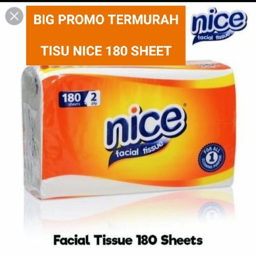 Jual tisu nice 180 sheet / tissu wajah / tissue facial / promo / tisu ...