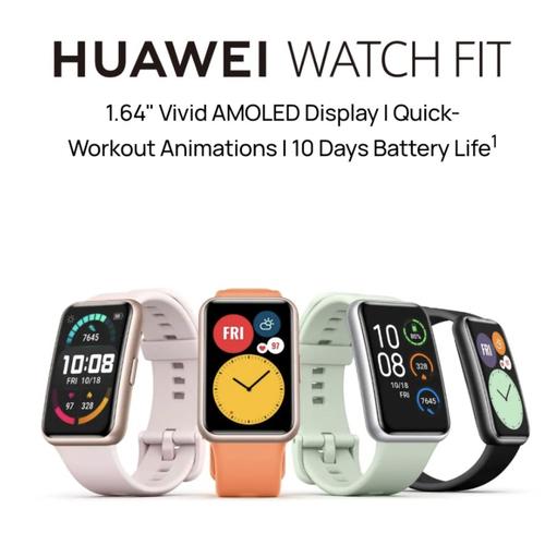 Jual HUAWEI Watch fit Active - Black - Pink - Pomelo Red - Black - Jakarta  Utara - Tech-Huiz | Tokopedia