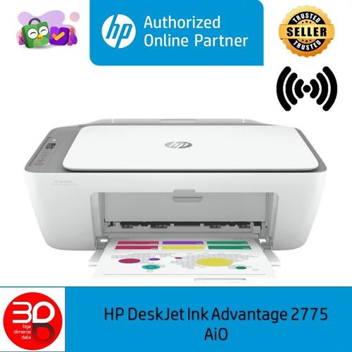 Gambar HP Printer DeskJet Ink Advantage 2775 AiO Printer dari 3DD - HP Authorized Jakarta Pusat Tokopedia