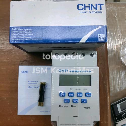 Jual Time relay KG316T Timer Relay Digital 1NO 1NC 220Vac Chint ...