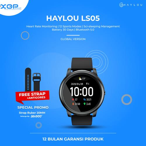 Buy Xiaomi Haylou Solar LS05 Black Smartwatch | Best Price