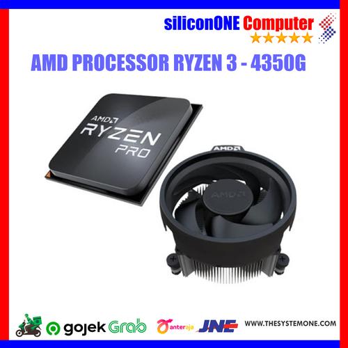 Gambar AMD Processor RYZEN PRO 3 - 4350G + FAN dari silicon ONE Computer undefined Tokopedia