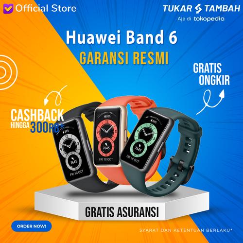 Jual Huawei Band 6 SpO2 Monitoring Garansi Resmi spt Miband 5 Galaxy Fit 2  - Black - Jakarta Pusat - Onestop Ponsel | Tokopedia