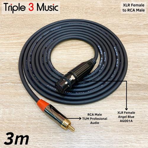 Gambar Kabel Audio XLR Female to Rca Male CANARE L2T2S Japan Standard dari triple3music Kota Bandung Tokopedia