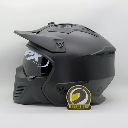 Jual Helm JPX MX726R Crossover Hitam 
