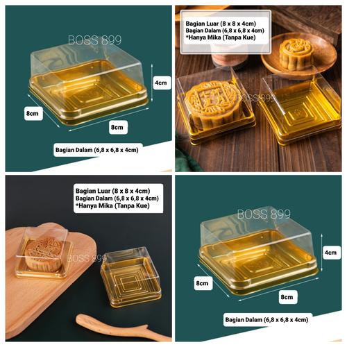 Jual Tray Mika Mooncake, Mika Kue Bulan Kotak, Tray Mooncake Mika