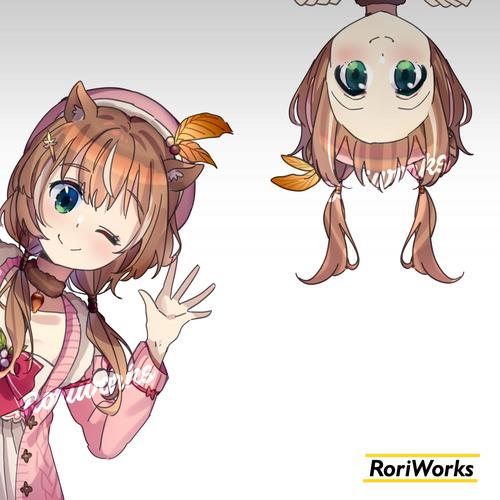 Jual Stiker Anime Intip - Ayunda Risu [hololive] - Sisi kanan, Besar ...