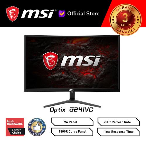 MSI OPTIX G241VC MONITOR [1080p, 75Hz 
