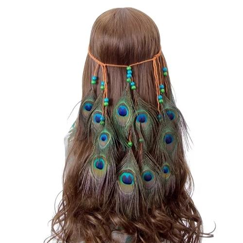 Jual Women Festival Feather Headband 
