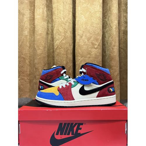 Jual Air Jordan 1 Mid Fearless Blue The 