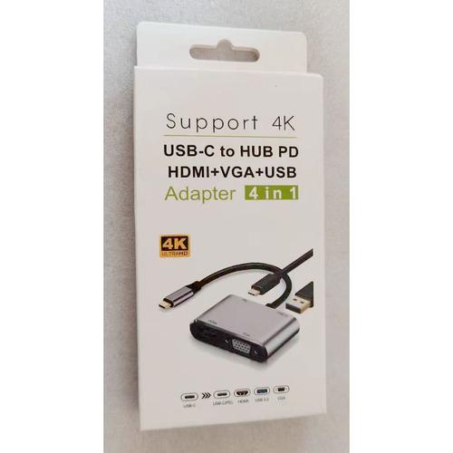 Jual Converter USB Type C to HDMI VGA 