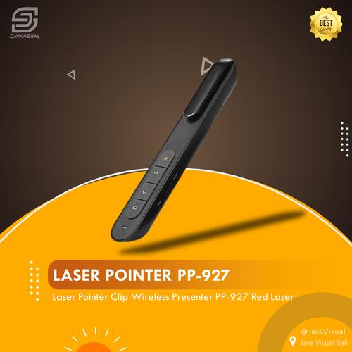 Jual Laser Pointer Clip Wireless Presenter PP927 Red Laser Kota