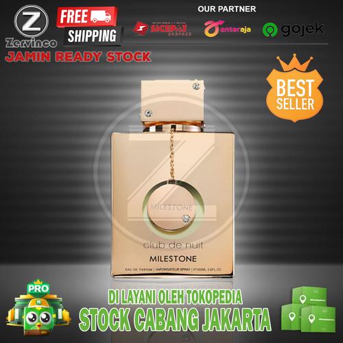 Gambar Armaf Club De Nuit Milestone For Unisex Edp 105ml dari Zervinco Parfum Asli Tokopedia