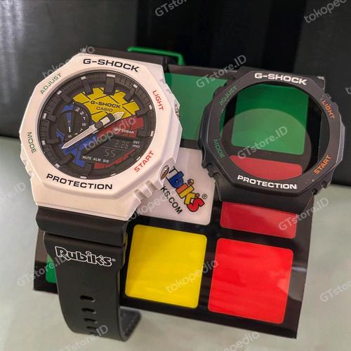 未使用】G-SHOCK ルービックキューブ コラボ GAE-2100RC（PRE