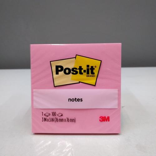 Jual 3M post it sticky notes millenium pink 654 3inch x 3inch - Jakarta ...