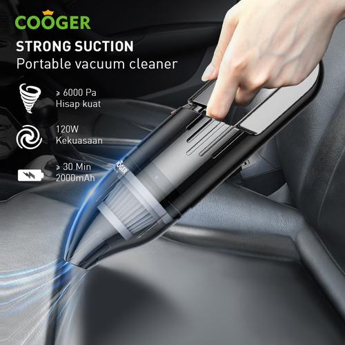 Promo COOGER Car Vacuum Cleaner Mini 