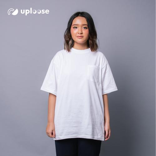 Jual Uploose Pocket T-Shirt - White - L 