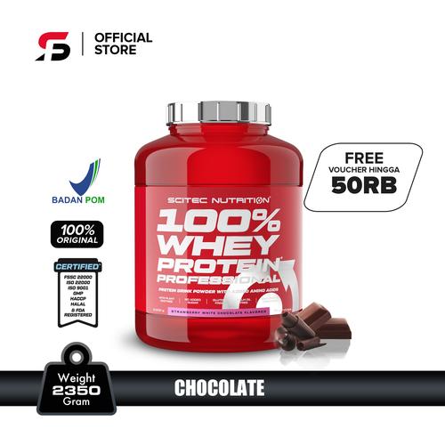 Gambar Scitec - Whey Protein Professional 5Lb Coklatt - Tanpa Bonus dari Sport N Fit Jakarta Timur Tokopedia