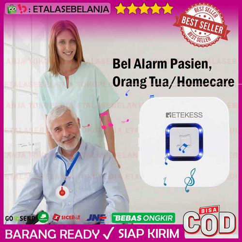 Gambar Tombol panggil dengan bel alarm lampu untuk Pasien,Orang tua, Homecare dari EtalaseBelanja Jakarta Pusat Tokopedia