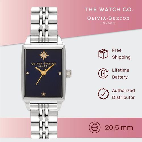 Gambar Olivia Burton Celestial Navy Sunray Dial and Silver Bracelet OB16GD88 dari The Watch Co. Jakarta Barat Tokopedia