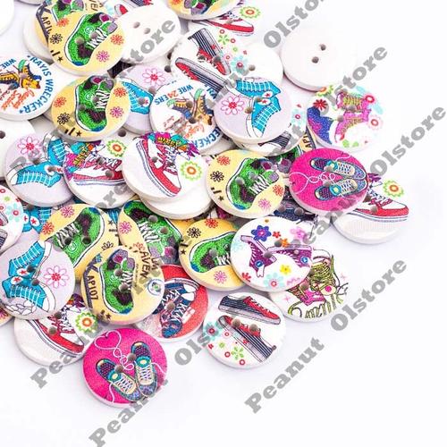 Kancing Kayu Jual Kancing kayu 2cm motif sepatu - MOTIF ACAK - Kota Surabaya ...