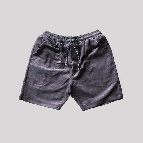 Jual corduroy short pants grey - Abu 