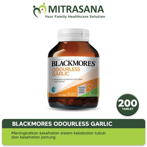 Gambar BLACKMORES ODOURLESS GARLIC (200) BPOM KALBE - 90 Tab dari Mitrasana Indonesia Jakarta Timur Tokopedia