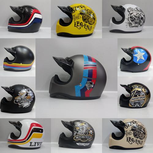 Helm Cakil Hbc Klasik Retro Full Face 